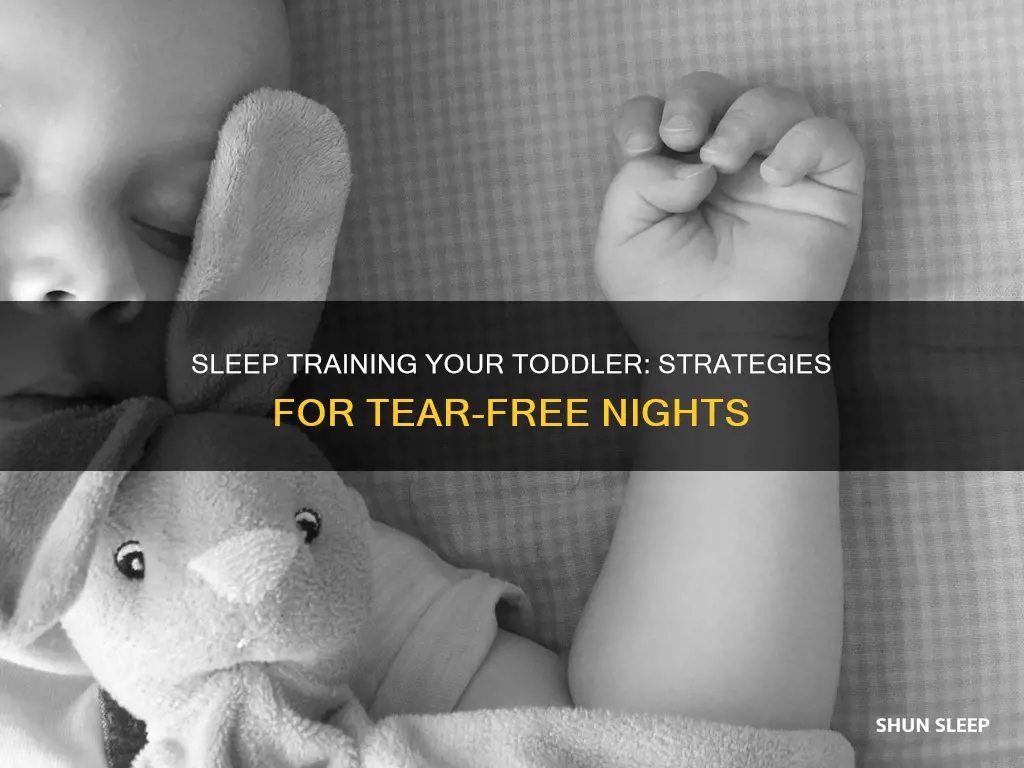 how to sleep train a toddler without crying