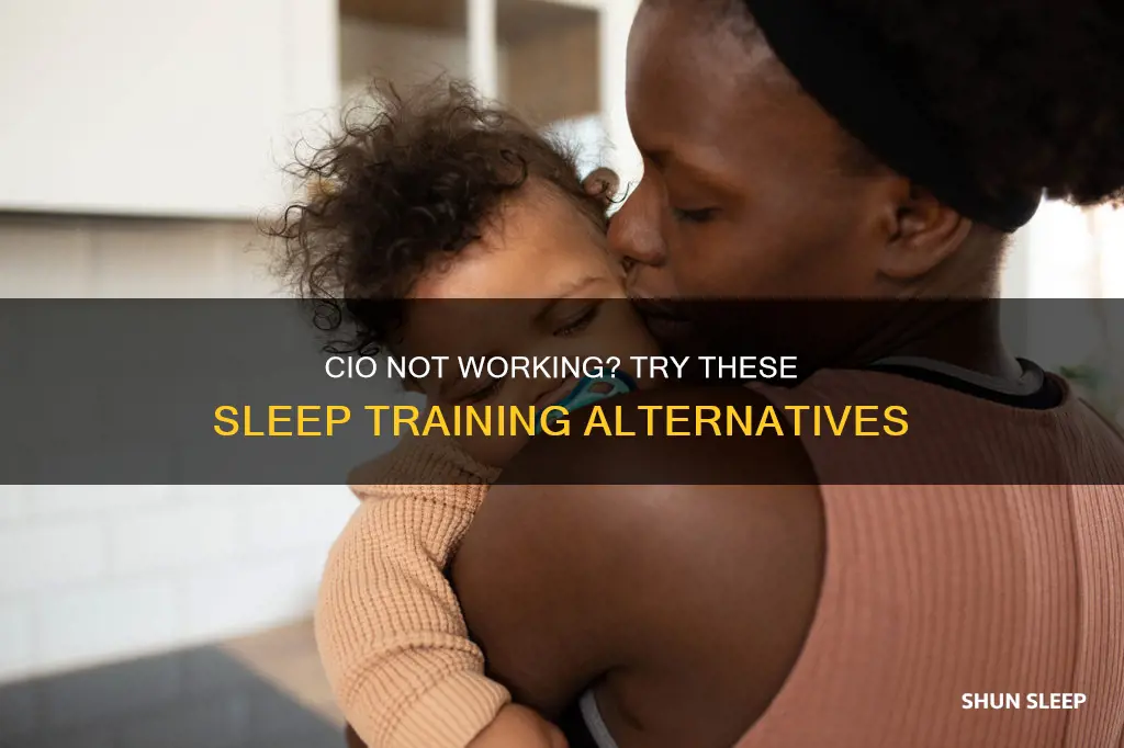 how to sleep train when cio doesnt work