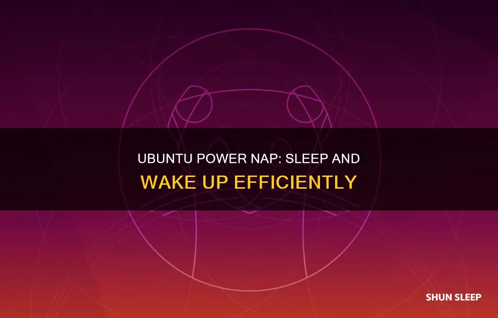 how to sleep ubuntu and wake up