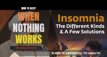 Finding Rest: Strategies for Sleep When All Else Fails