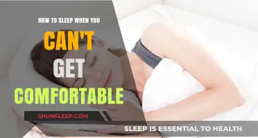 Mastering Comfort: Tips for Restful Sleep When You Can't Settle In