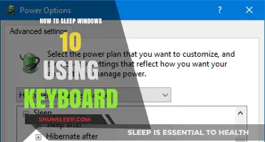 Quick Keyboard Shortcut to Sleep Windows 10