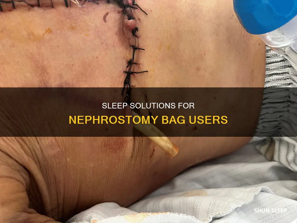 how to sleep with a nephrostomy bag
