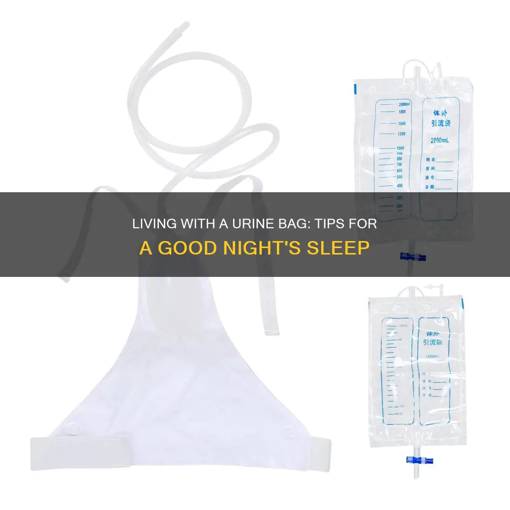 how to sleep with a urine bag