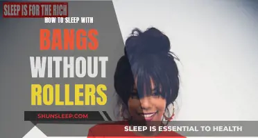 Styling Bangs While Sleeping: No Rollers, No Problem!