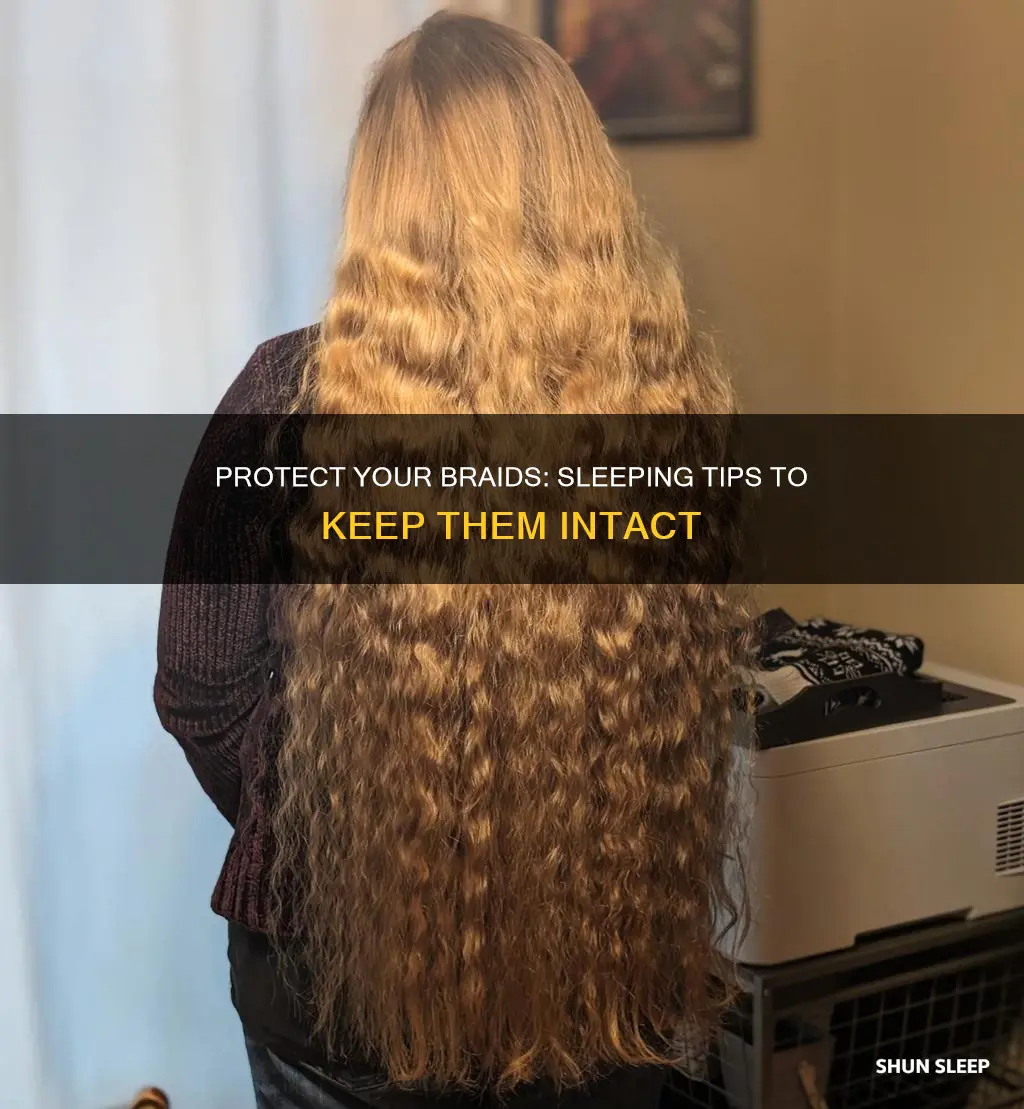 how to sleep with braids without messing them up