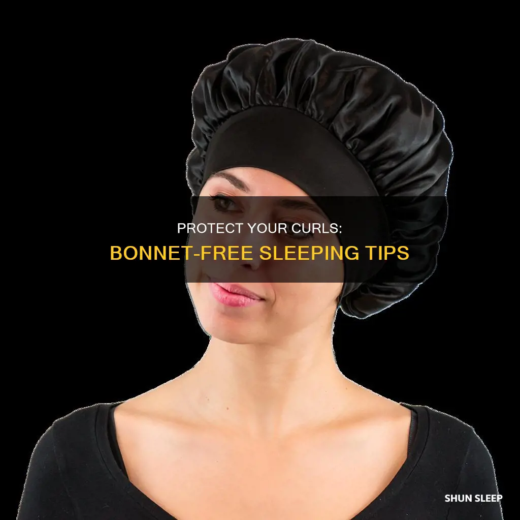how to sleep with curls without a bonnet