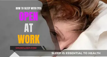 Staying Alert at Work: Tricks to Sleep with Eyes Open