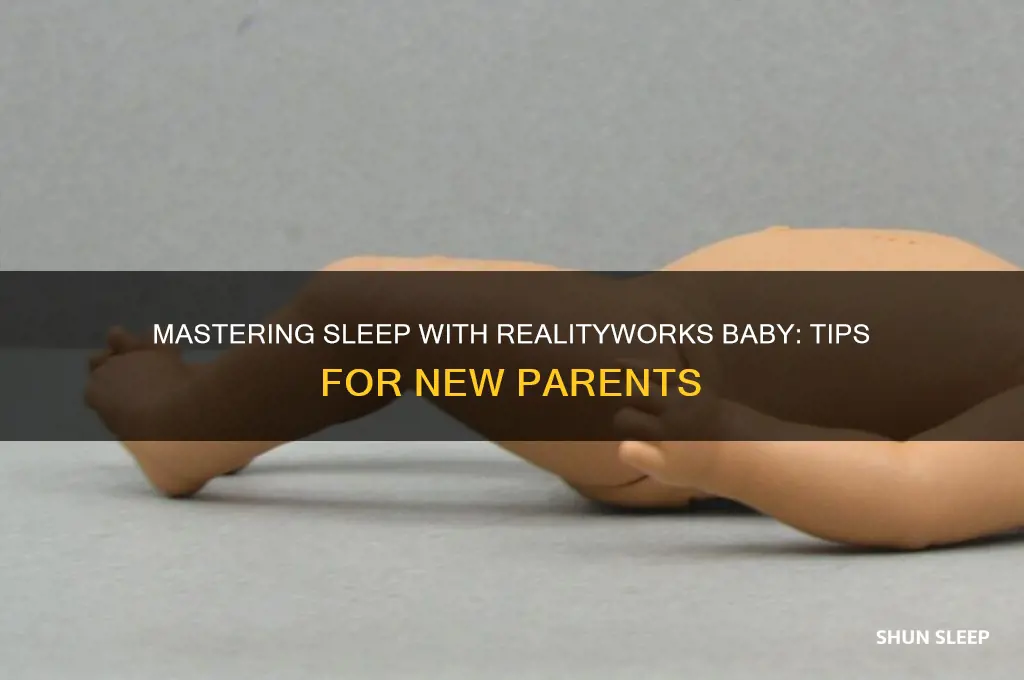 how to sleep with realityworks baby