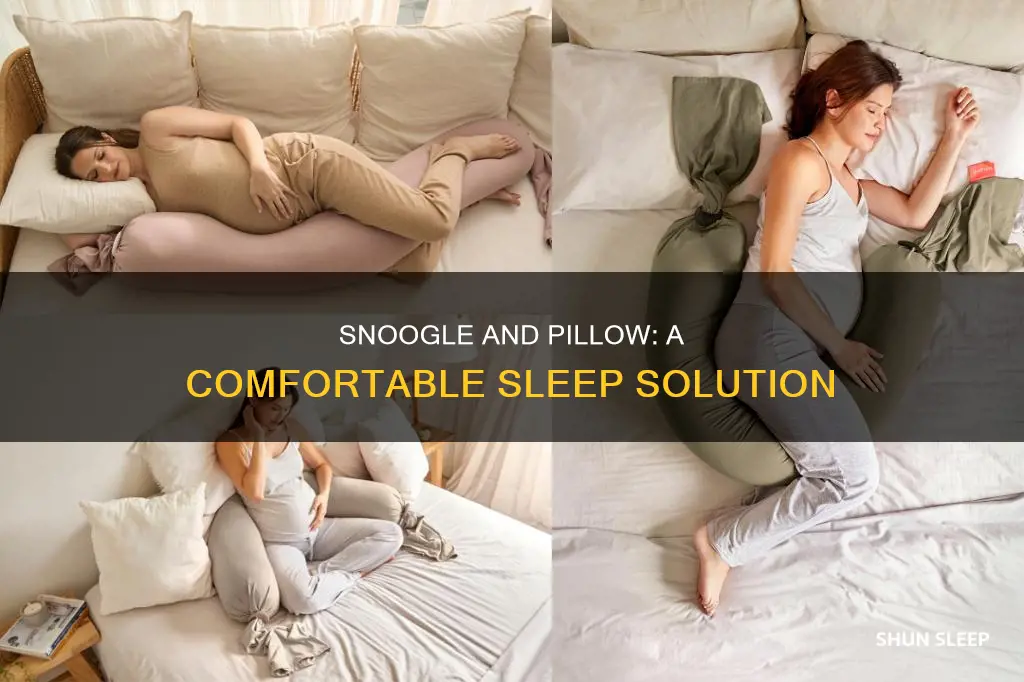 how to sleep with snoogle and use your own pillow