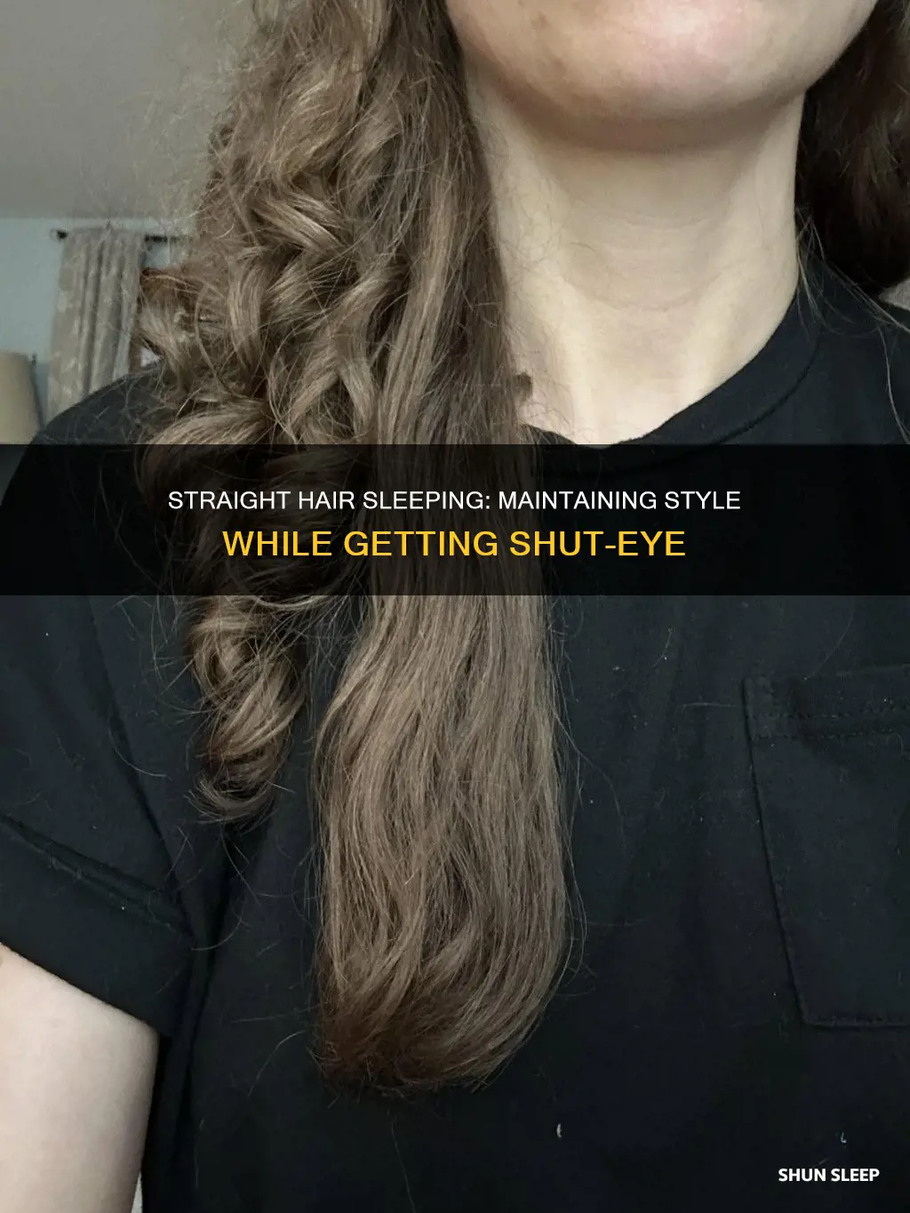 how to sleep with straight hair without messing it up