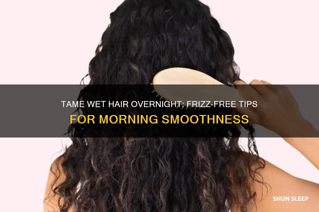 how to sleep with wet hair and not get frizzy