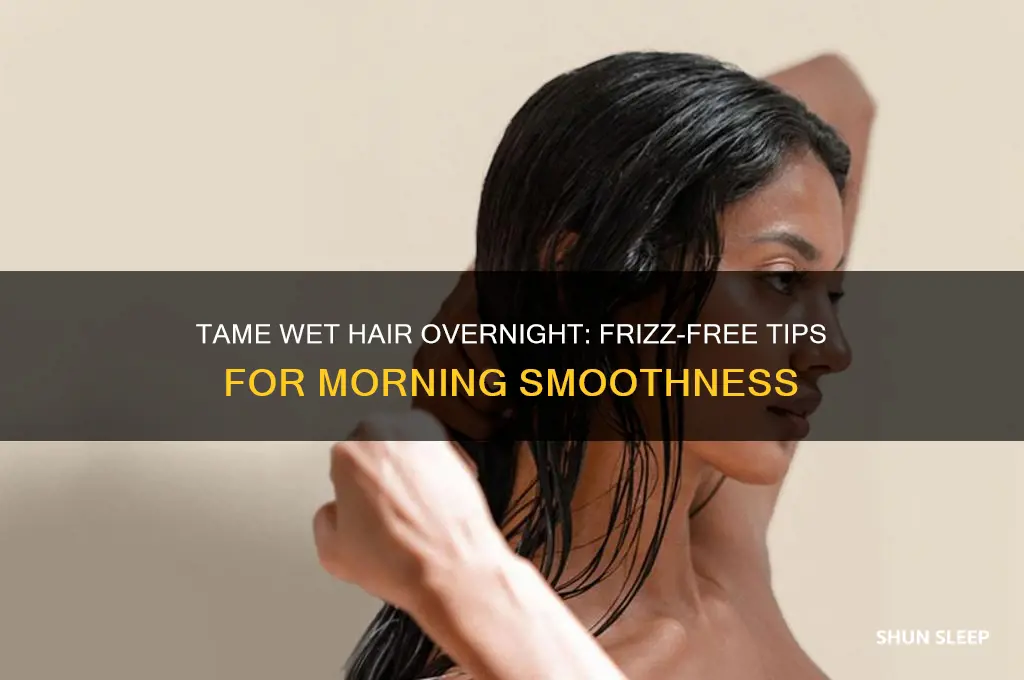 how to sleep with wet hair without it getting frizzy