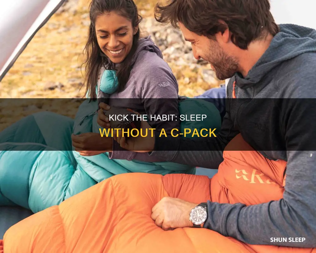 how to sleep without a c pack