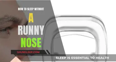 Relieving Runny Noses for Better Sleep