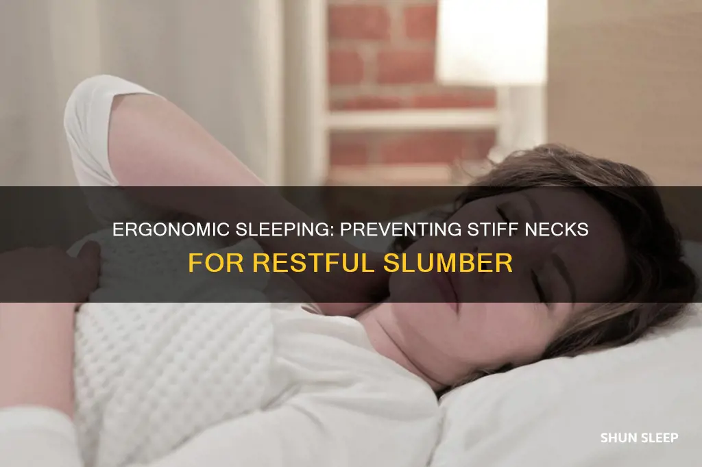 how to sleep without a stiff neck