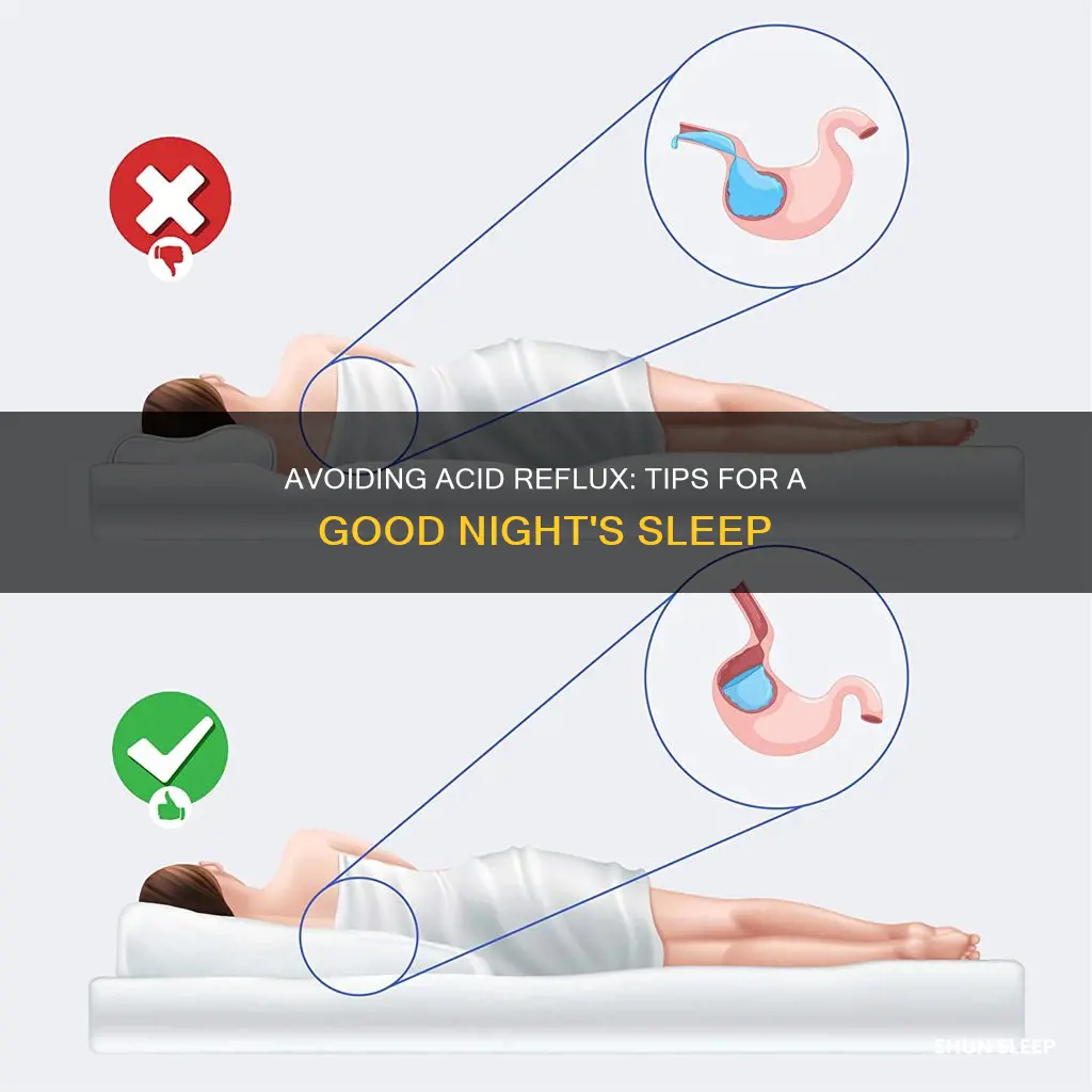 how to sleep without acid reflux