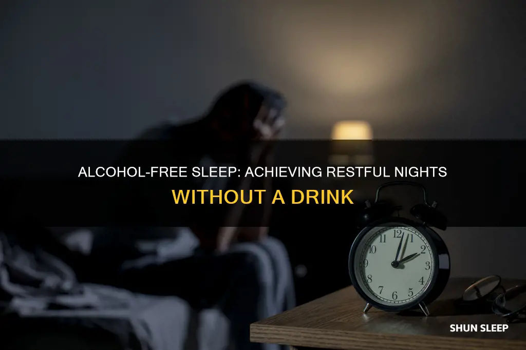 how to sleep without alcohol