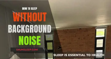 Finding Peace: Sleeping Without Background Noise