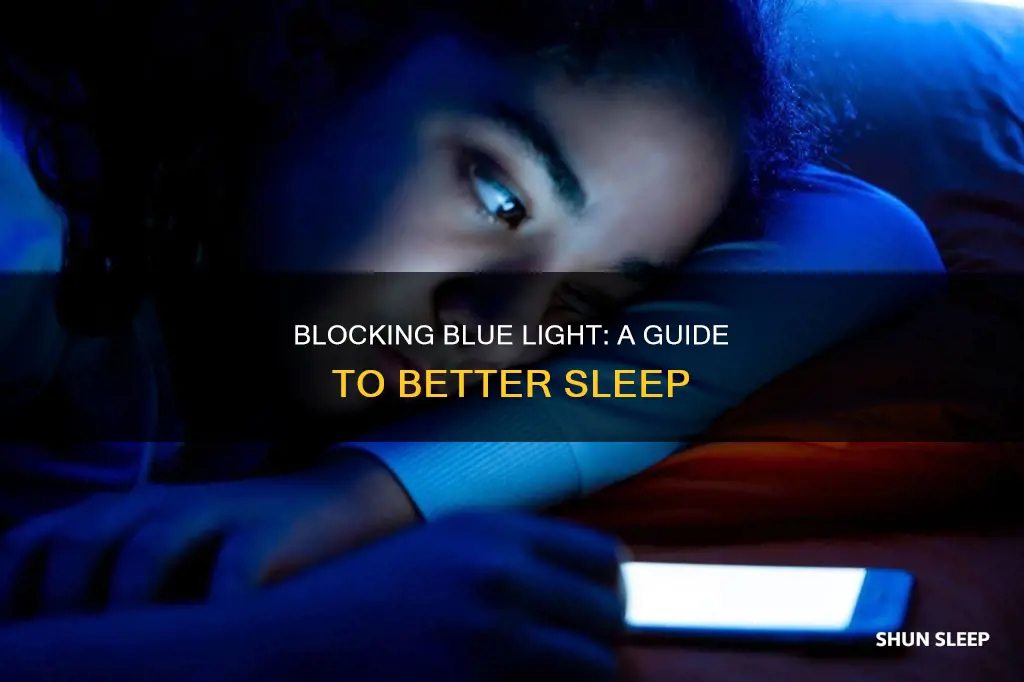 how to sleep without blue light