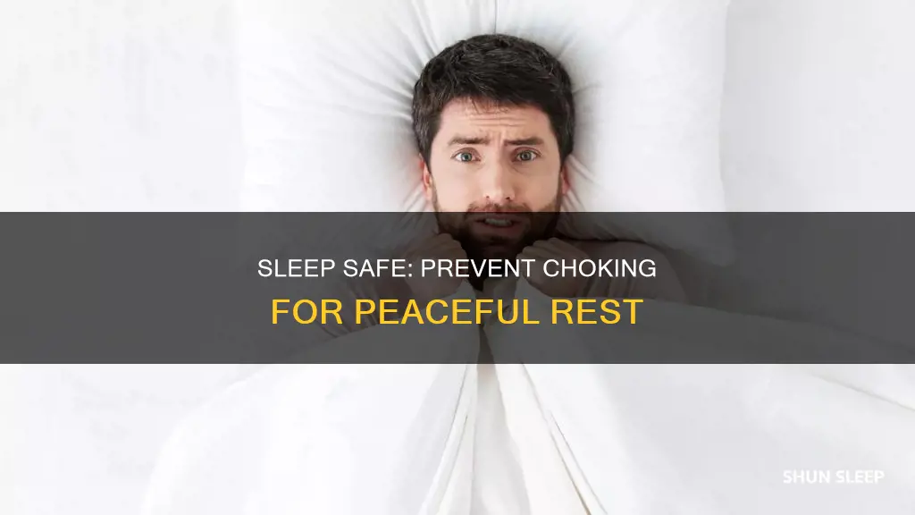 how to sleep without choking