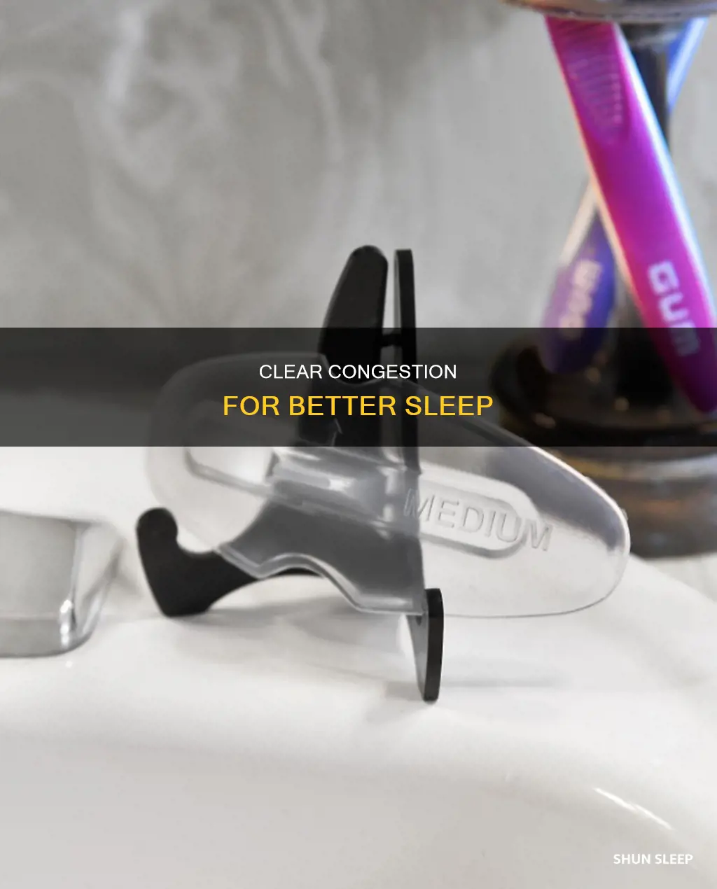 how to sleep without clogged nose