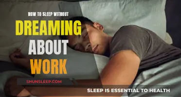 Strategies to Avoid Dreaming About Work and Sleep Better