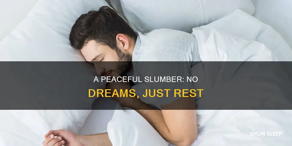 how to sleep without dreams