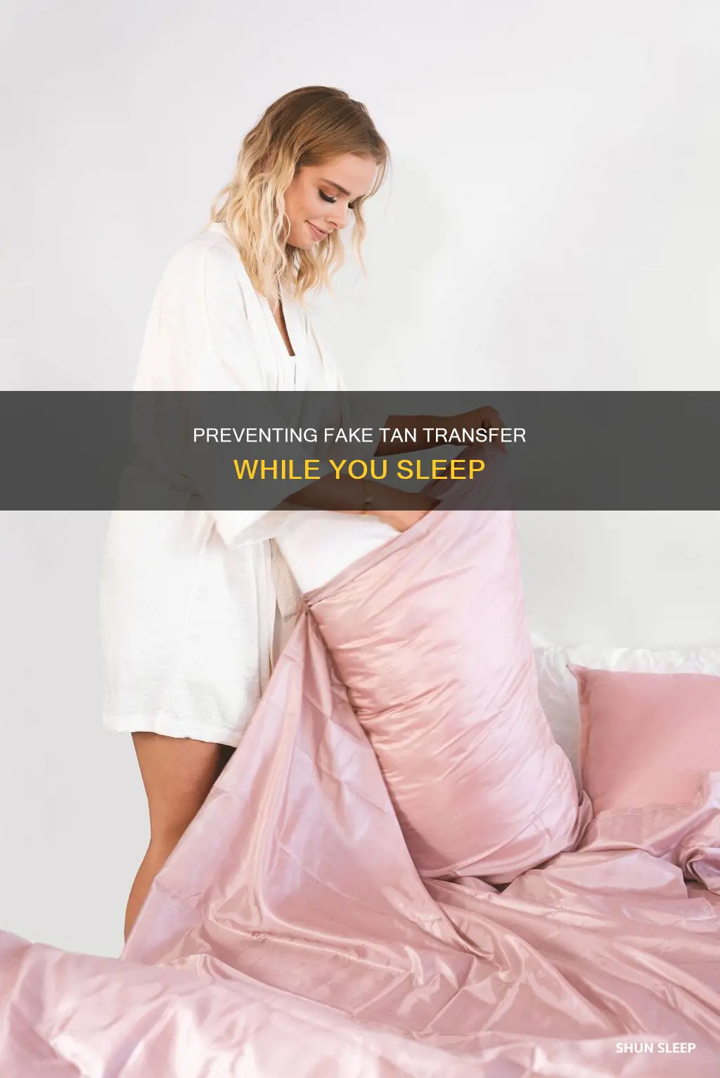 how to sleep without fake tanner transfer