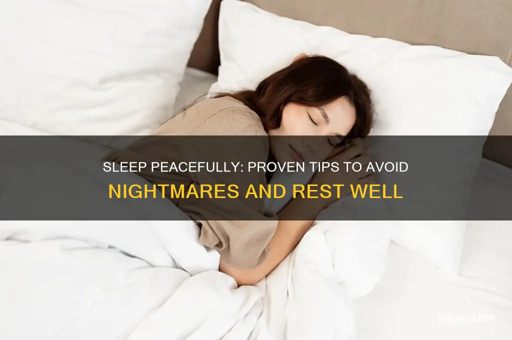 how to sleep without getting nightmares