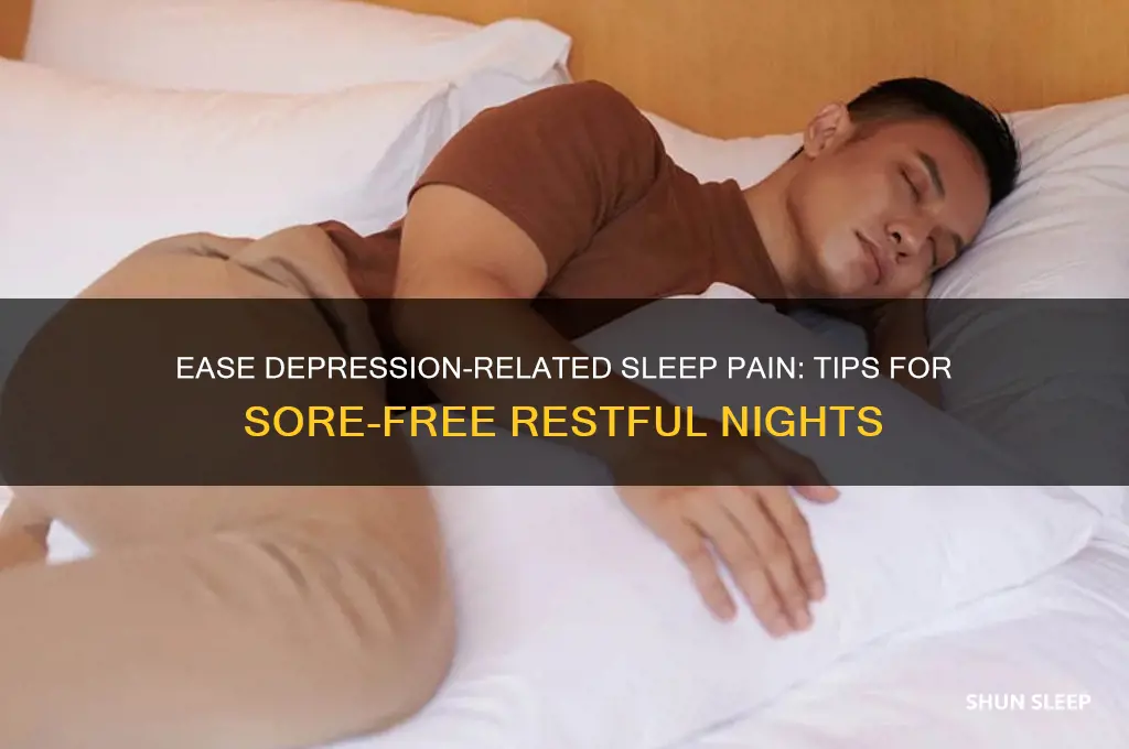 how to sleep without getting sore when having depression