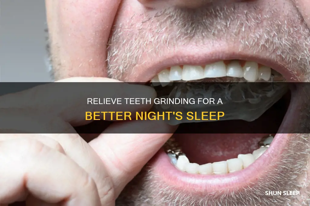 how to sleep without grinding teeth