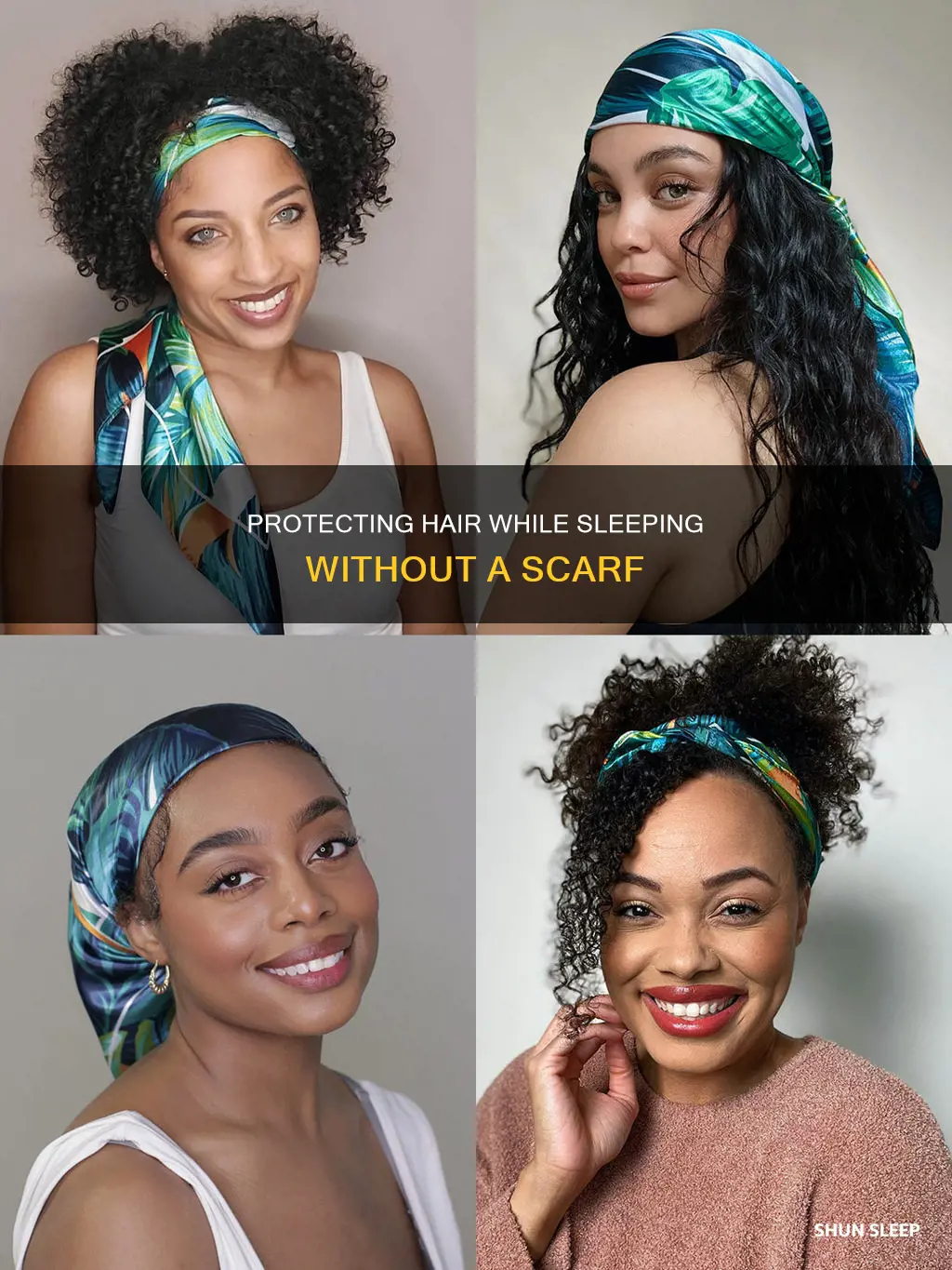 how to sleep without hair scarf