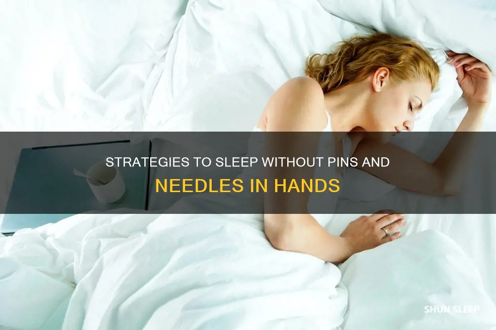 how to sleep without hands falling asleep