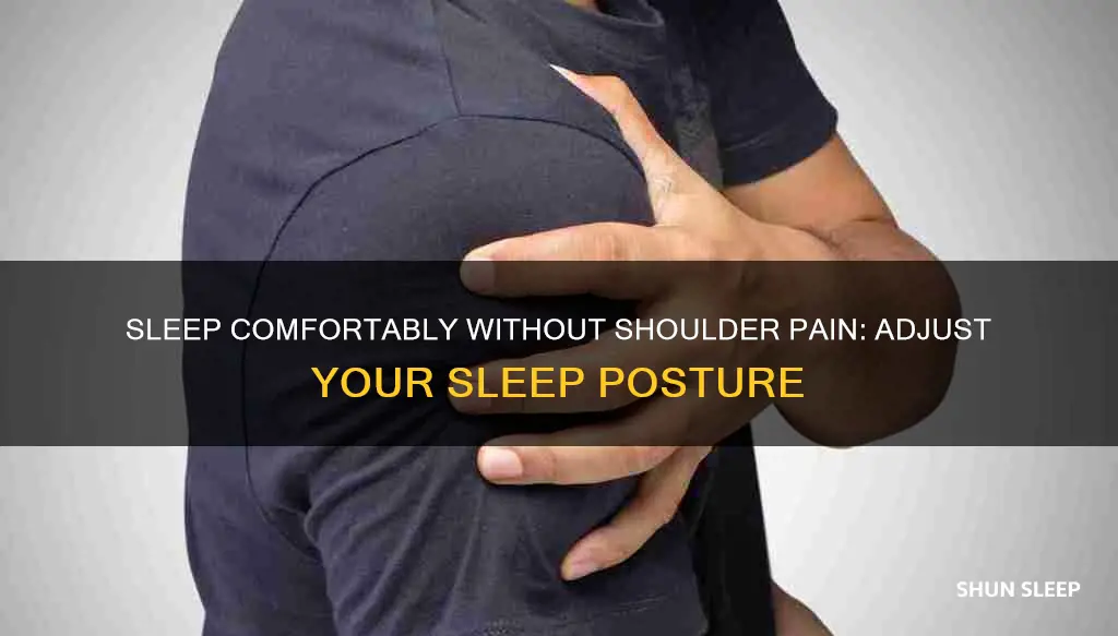 how to sleep without hitting your shoulders
