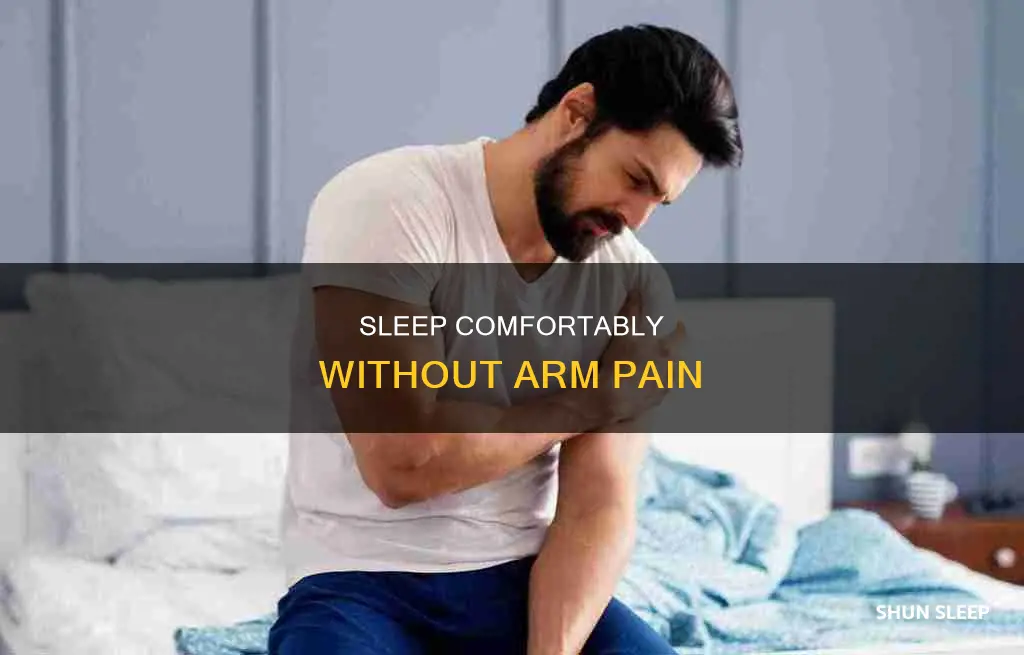 how to sleep without hurting your arms