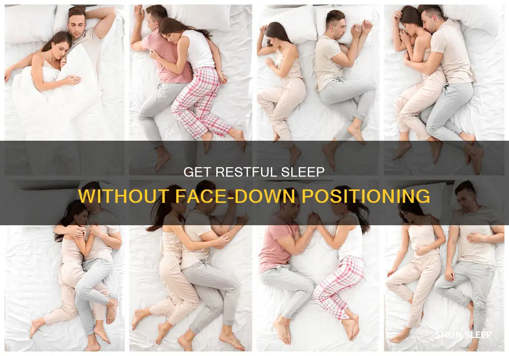 how to sleep without laying face down
