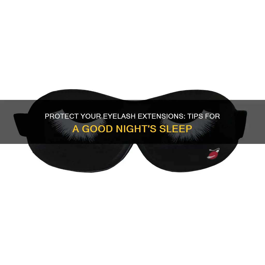 how to sleep without ruining eyelash extensions
