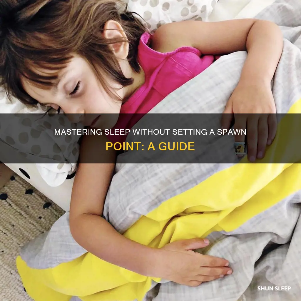 how to sleep without setting spawn