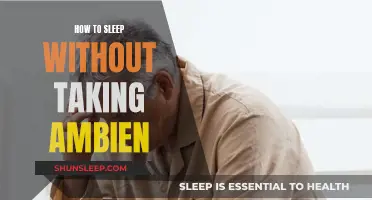 Strategies for Sleeping Well Without Relying on Ambien