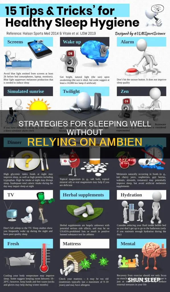 how to sleep without taking ambien