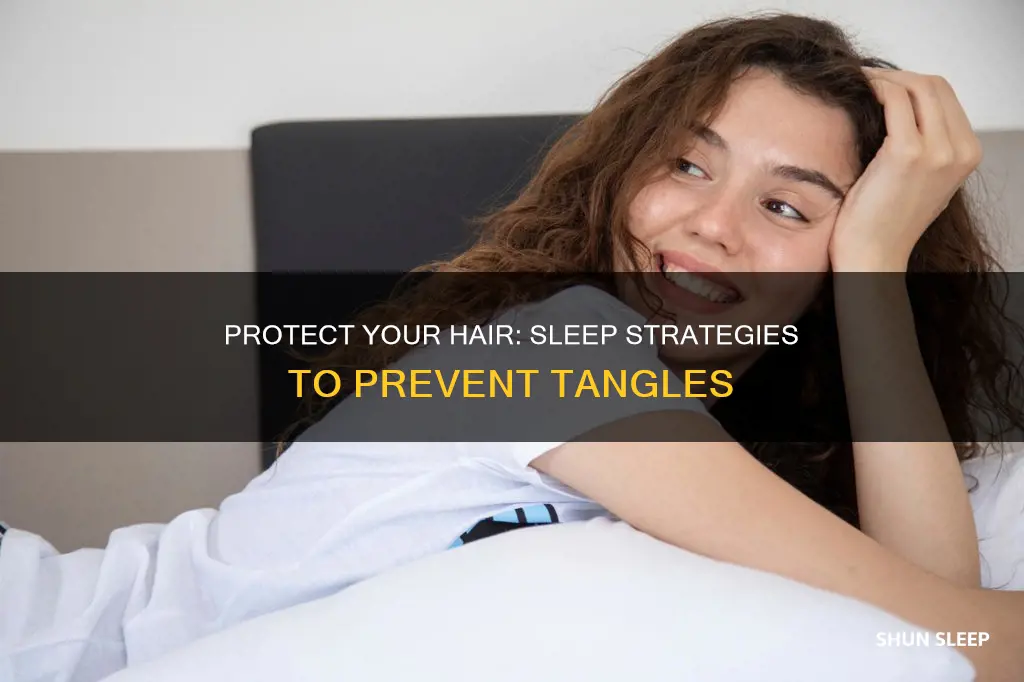 how to sleep without tangling hair