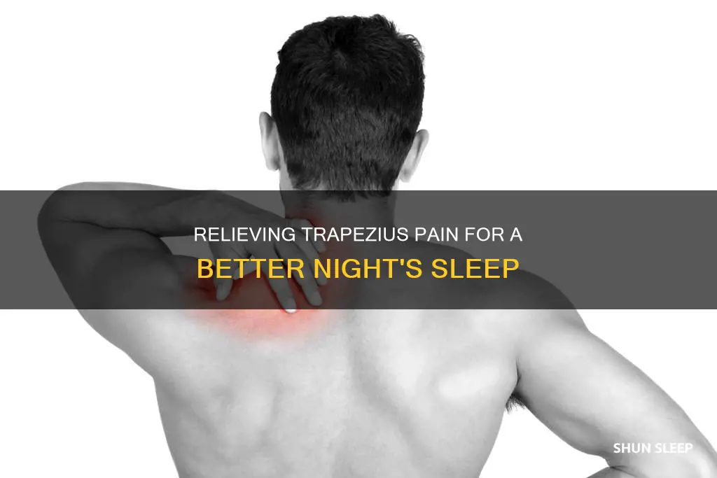 how to sleep without trapezius pain
