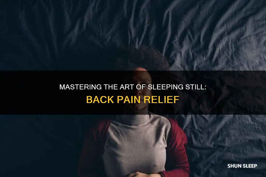 how to sleep without turning over