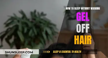 A Quick Guide to Sleeping with Wash-off Hair Gel