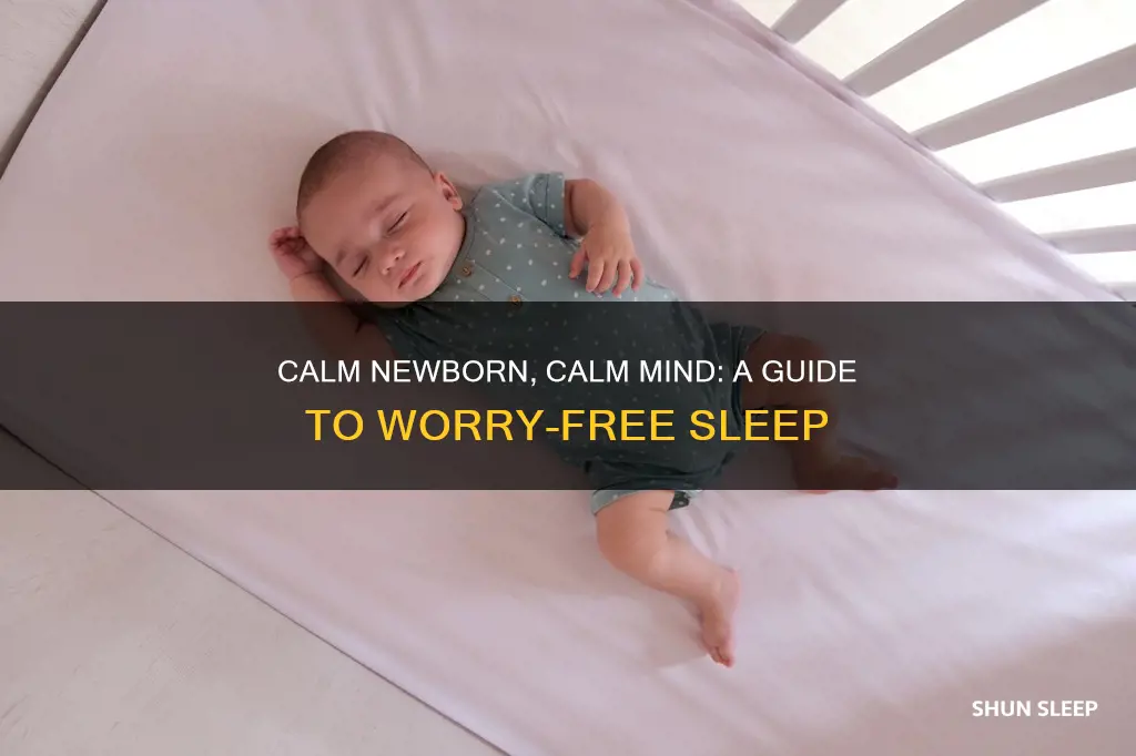how to sleep without worrying about newborn
