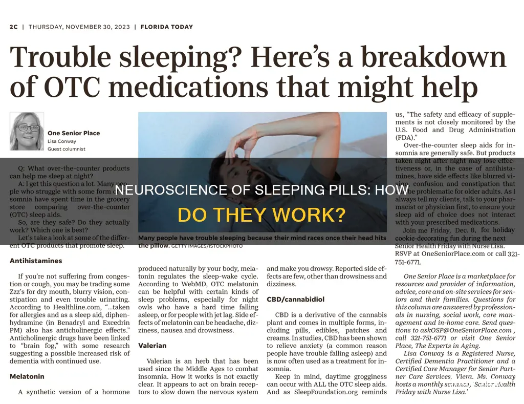 how to sleeping pills work neuroscience