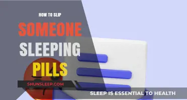 Sneaking Sleeping Pills: A Guide to Drugging Someone