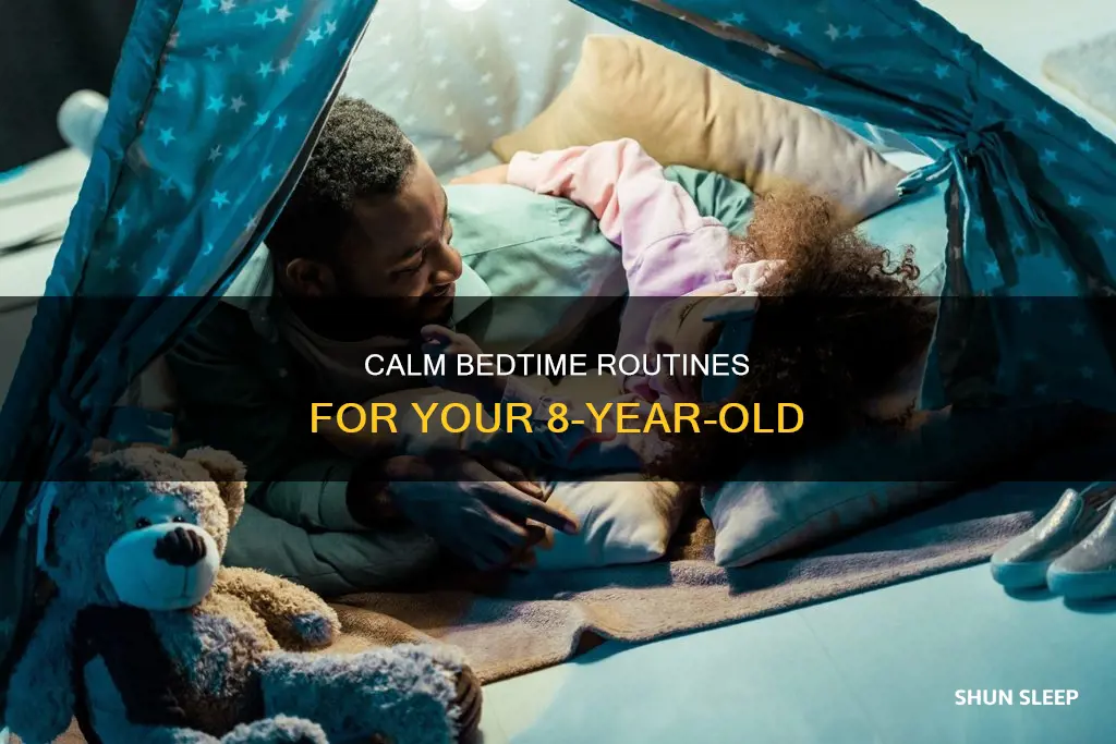 how to soothe an 8 yr old to sleep