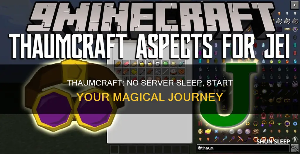 how to start thaumcraft without server sleep